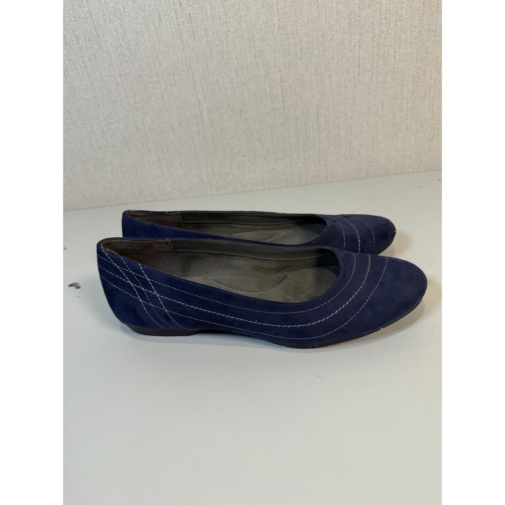 Aerosoles suede‎ ballet flats Women size 10M blue - Picture 2 of 11